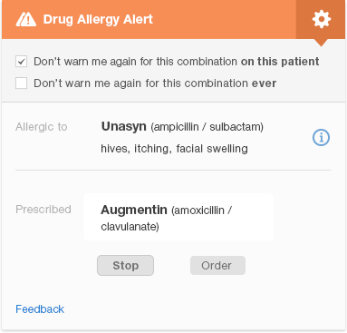 Customize Certain Drug Alerts